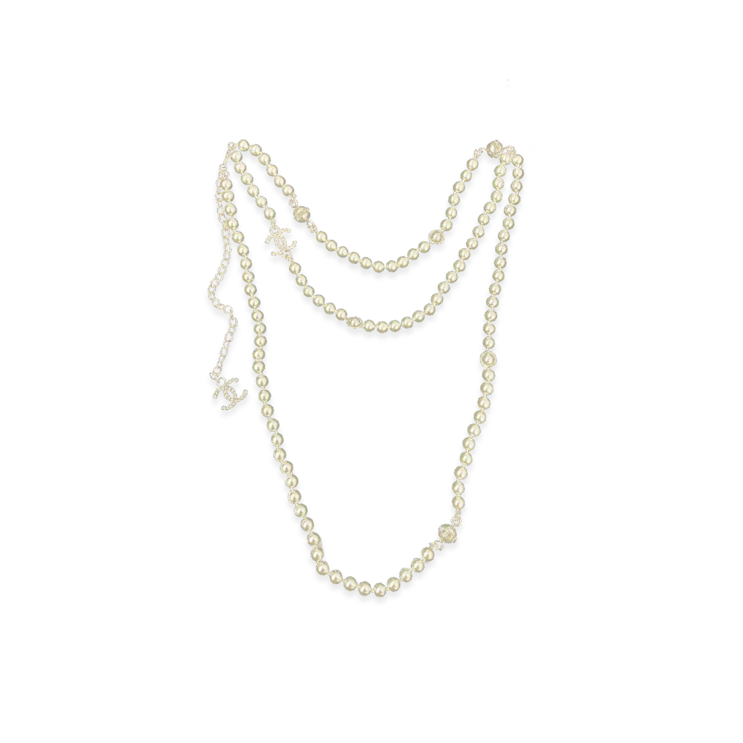 Ch*el pearl necklace abe007